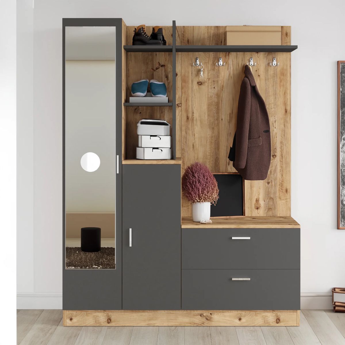 Dəhliz dolabı sadə